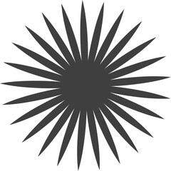 Spiral and swirl motion twisting circles design element set.