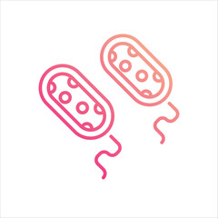 Bacteria  Icon editable stock vector icon