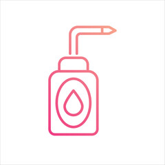 Wash Bottle Icon editable stock vector icon