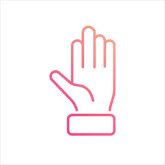 Gloves  Icon editable stock vector icon