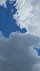 blue sky with clouds