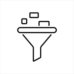 Filter  Icon editable stock vector icon