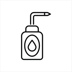 Wash Bottle Icon editable stock vector icon