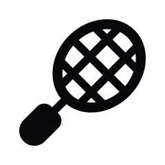 An amazing icon of squash racket, easy to use and download
