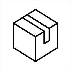 box icon on white background.
