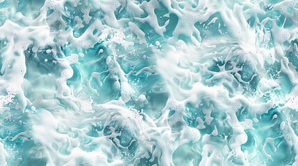 Naklejka premium Modern water seamless pattern for graphic design and illustration