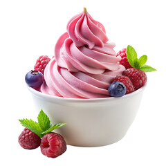 frozen yogurt transparent background