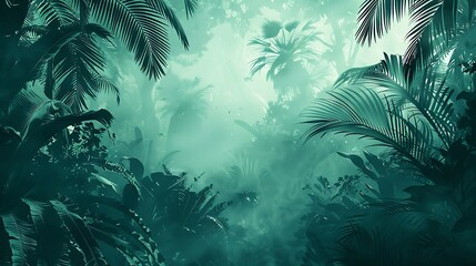 Enigmatic Sci-Fi Jungle Dream - Dense Vegetation and Wildlife in Monochrome Hues