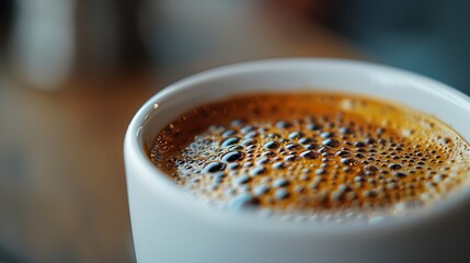 close up of coffee maker