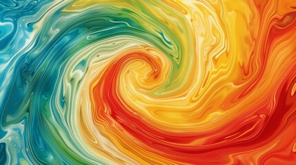 Vivid swirls of color blend seamlessly, creating a mesmerizing marble effect.