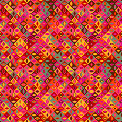 Seamless colorful curved shape pattern background - abstract vector illustration