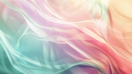 Obraz premium Soft gradients of color create a serene and tranquil background.