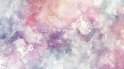 Artistic watercolor pattern background with soft pastel hues and a dreamy, ethereal quality, ideal for a romantic or whimsical project.