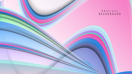 Geometric pastel pattern in asbtract design