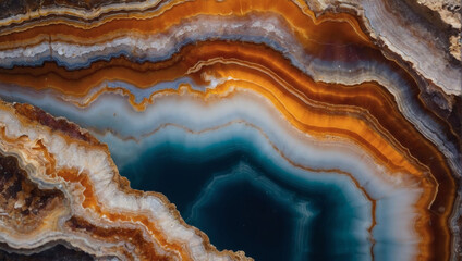 Agate Allure, Banded Gemstone with Natural Beauty
