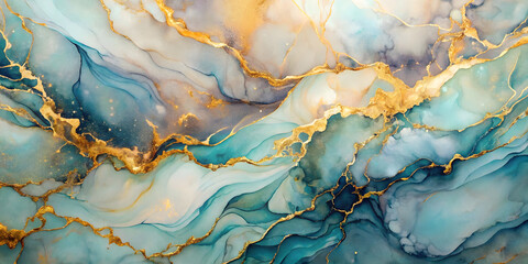 Bright top view composition showing marble background