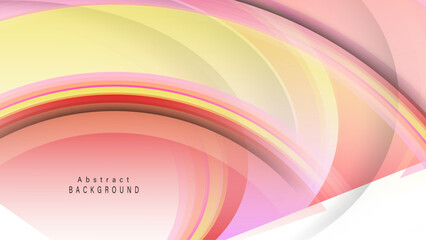 Abstract background with colorful waves and swirls the style of a cartoon pastel color palette. Vector illustration.