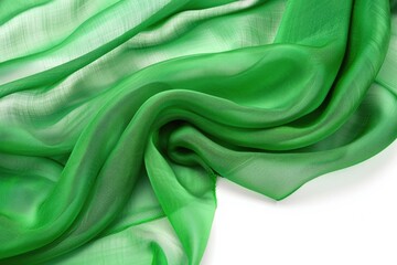 Obraz premium Detailed view of green textile, suitable for backgrounds or textures