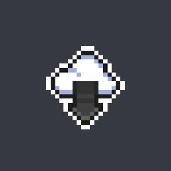 download cloud sign in pixel art style