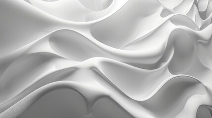 Obraz premium White abstract wallpaper incorporating subtle gradient transitions.
