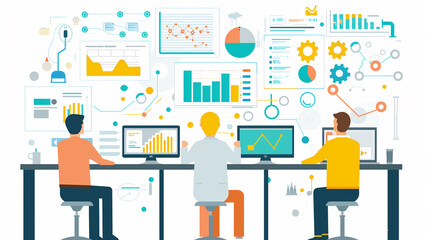 Data analytics tools help doctors analyze trends in patient outcomes and population health.