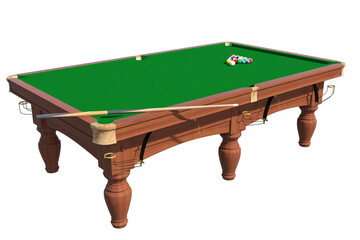 gioco del biliardo con fondo trasparente isolato