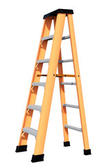 scala per lavori edili e muratura con fondo trasparente isolato vari colori 