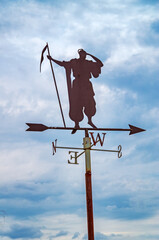 Weathervane in form of Ukrainian Cossack