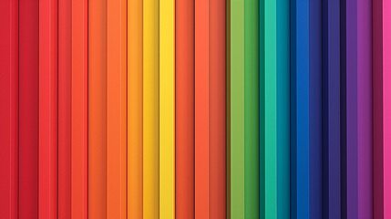 Obraz premium bold and vibrant colors of a rainbow gradient photograph, featuring a spectrum of hues that add energy and excitement to any design
