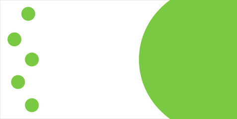 white background green circles,