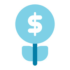 investment icon for illustration