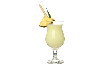PNG, Cocktail Pina Colada, isolated on white background