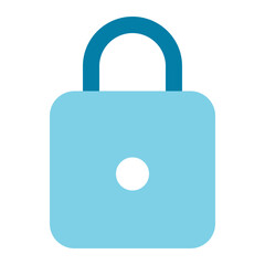 lock icon for illustration