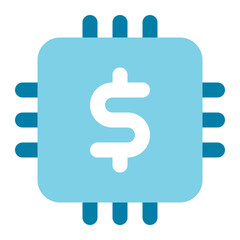 dollar icon for illustration