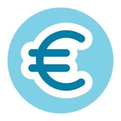 euro icon for illustration