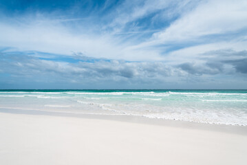 Serene beach on the west coast of Australia directly on the Indian Ocean