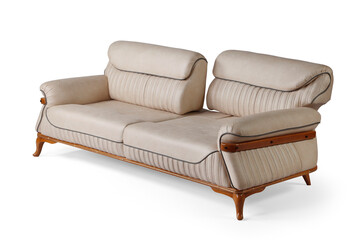 sofa isolated on white background . corner view