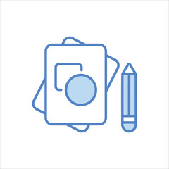 Drawing Icon editable stock vector icon