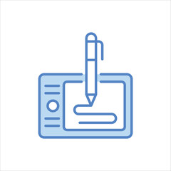 Pen Tablet Icon editable stock vector icon