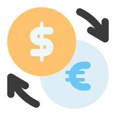 exchange icon for illustration