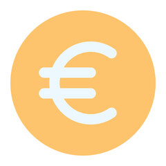 euro icon for illustration