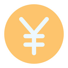 Obraz premium yen icon for illustration