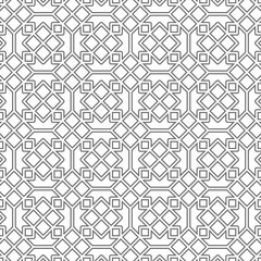 Geometric pattern design with arabic style lines for islamic decoration, textile, fabric, wrapping, background, etc.