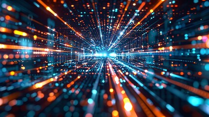 Obraz premium construction worker engineer architect team at work on major construction site with computer tablet hardhat and safety vest