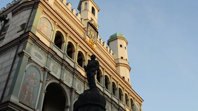 Pranger of Poznan, Poland about of Town Hall