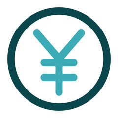Obraz premium yen icon for illustration