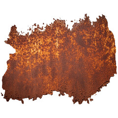mancha de oxido salpicada 