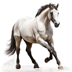 Obraz premium A horse of grace and speed. isolated. Generative AI