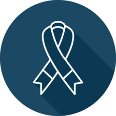 Black Ribbon Icon