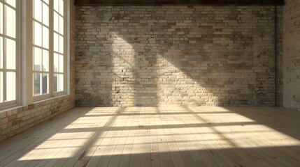 Fototapeta premium Empty room interior background. 3d rendering 